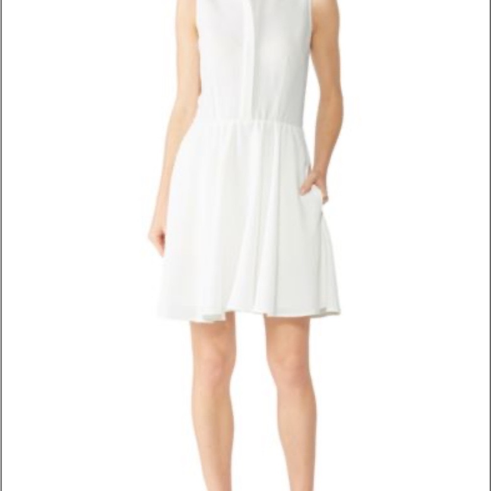 Black Halo Malena Dress Off White M
